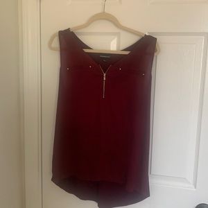 Burgundy Fortune Ivy Blouse